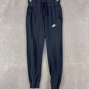Nike Joggers Mens XS Black Sportswear Club Jersey Sweatpants Athletic BV2762 010